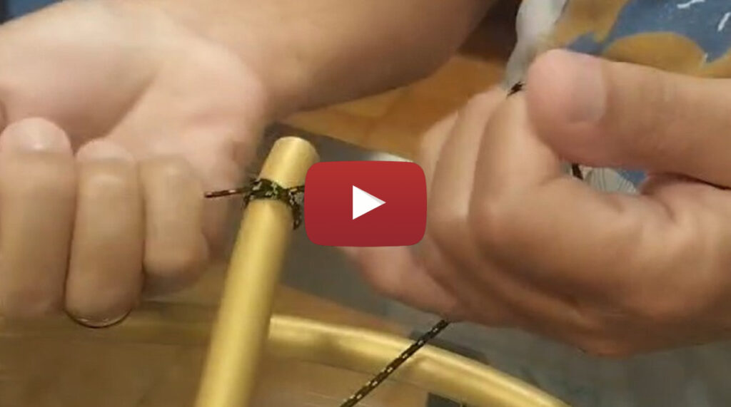 Montaje para gomas circulares con cabezal abierto